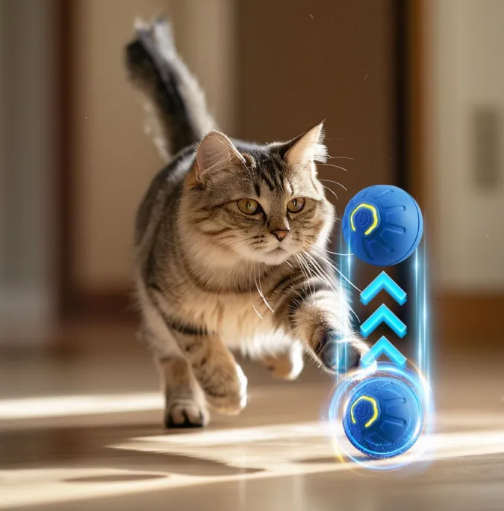 Pelota ineractiva inteligente para perros